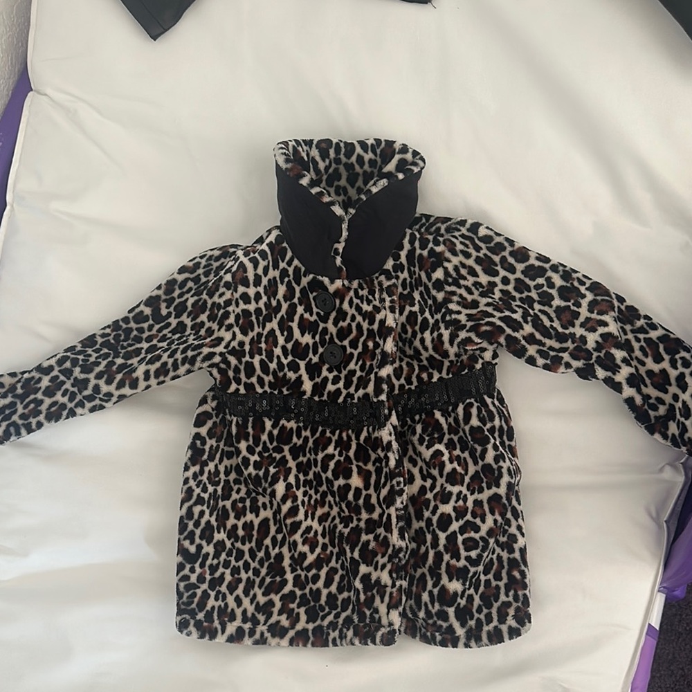 Leopard Print Kids Jacket